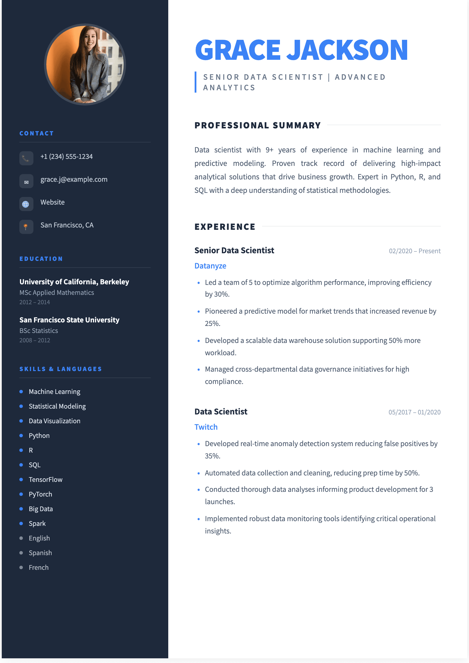 Resume Template Preview